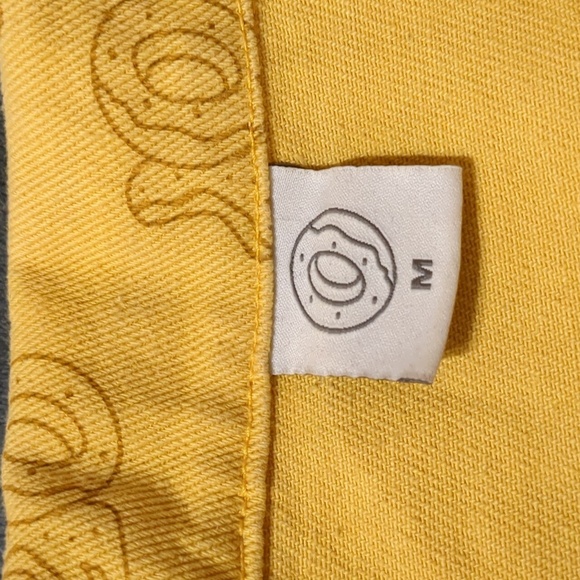 Odd future yellow  Jean jacket women's size Medium - Picture 3 of 8